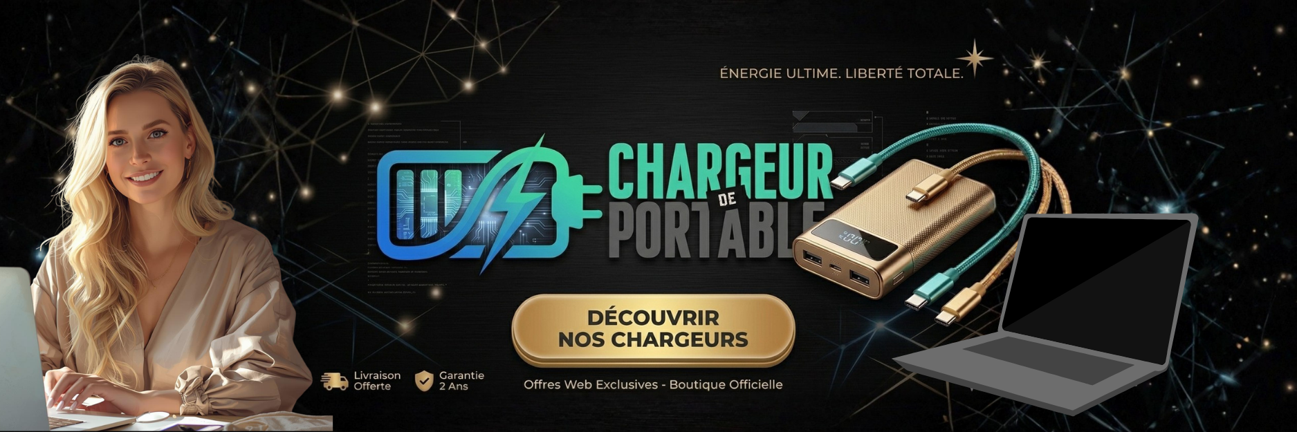 chargeur pour laptop toute marque - expedie de France