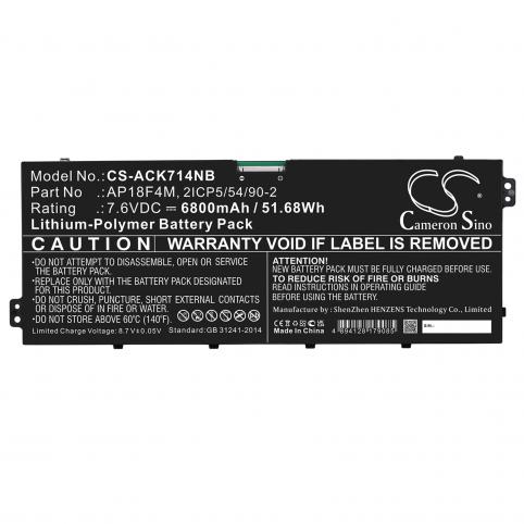Batteries laptop acer chromebook 715 cb715 1w p2ud