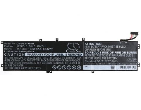 Batteries laptop dell xps 15 9550 d1828t