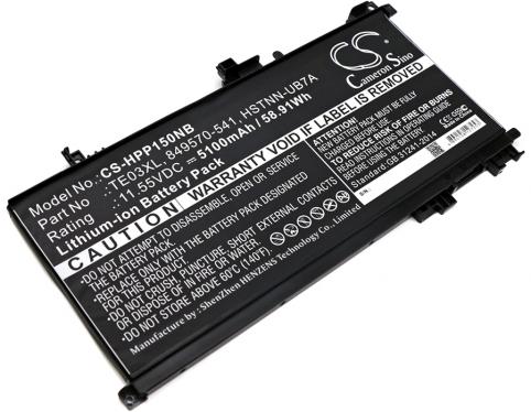 Batteries laptop hp pavilion 15 bc