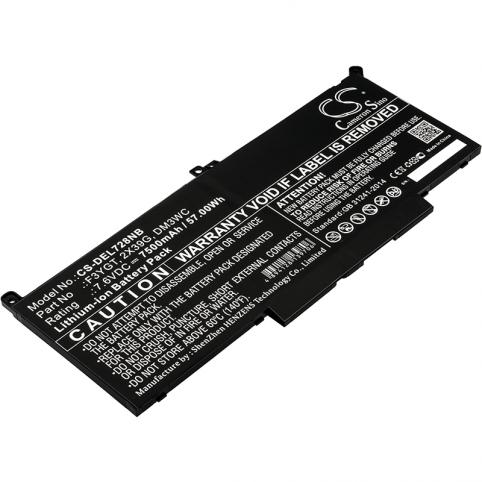 Batteries laptop dell latitude 7490 i5 8350u fhd