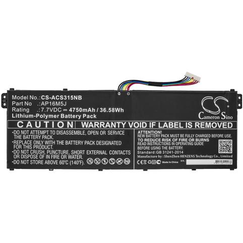 Batteries laptop acer extensa 15 ex215 54g 524m