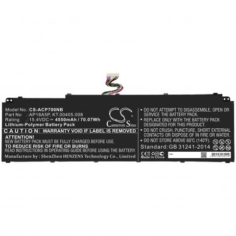 Batteries laptop acer predator helios 700 ph717 71 9