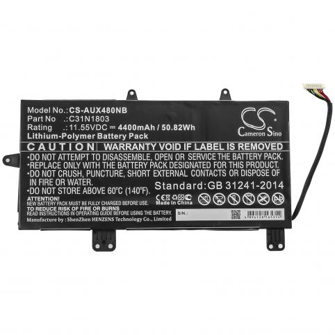 Batteries laptop asus zenbook pro 14 ux480fd